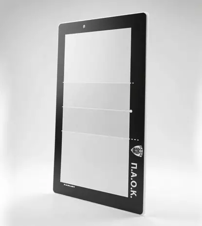 Detaljan prikaz napadačke zone na odbojkaškoj tabli.